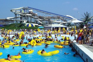 Breaker beach at Magic Waters Waterpark Breaker beach at Magic Waters Waterpark